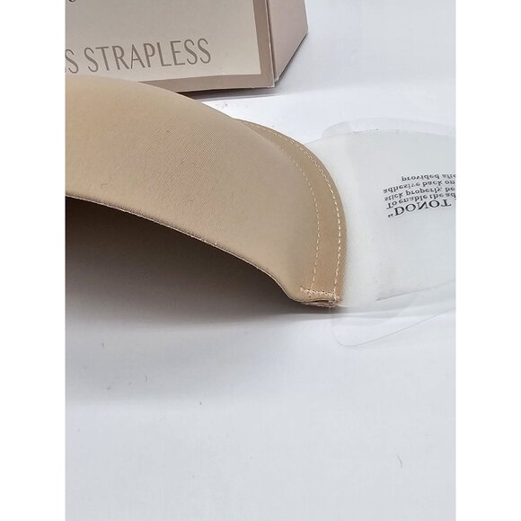 Fashion Forms Backless Strapless Bra Womens Size B Cup Beige Underwire Go Bare - Picture 7 of 9